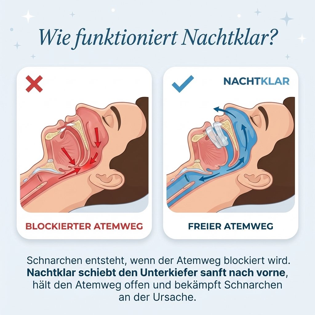Nachtklar Soft® Anti-Schnarch-Mundstück