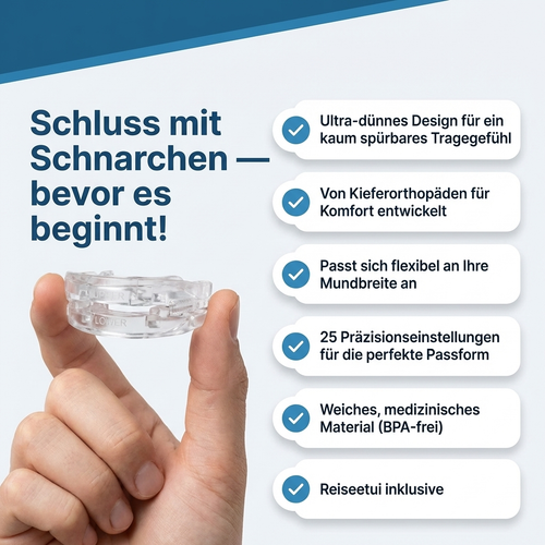 Nachtklar Soft® Anti-Schnarch-Mundstück